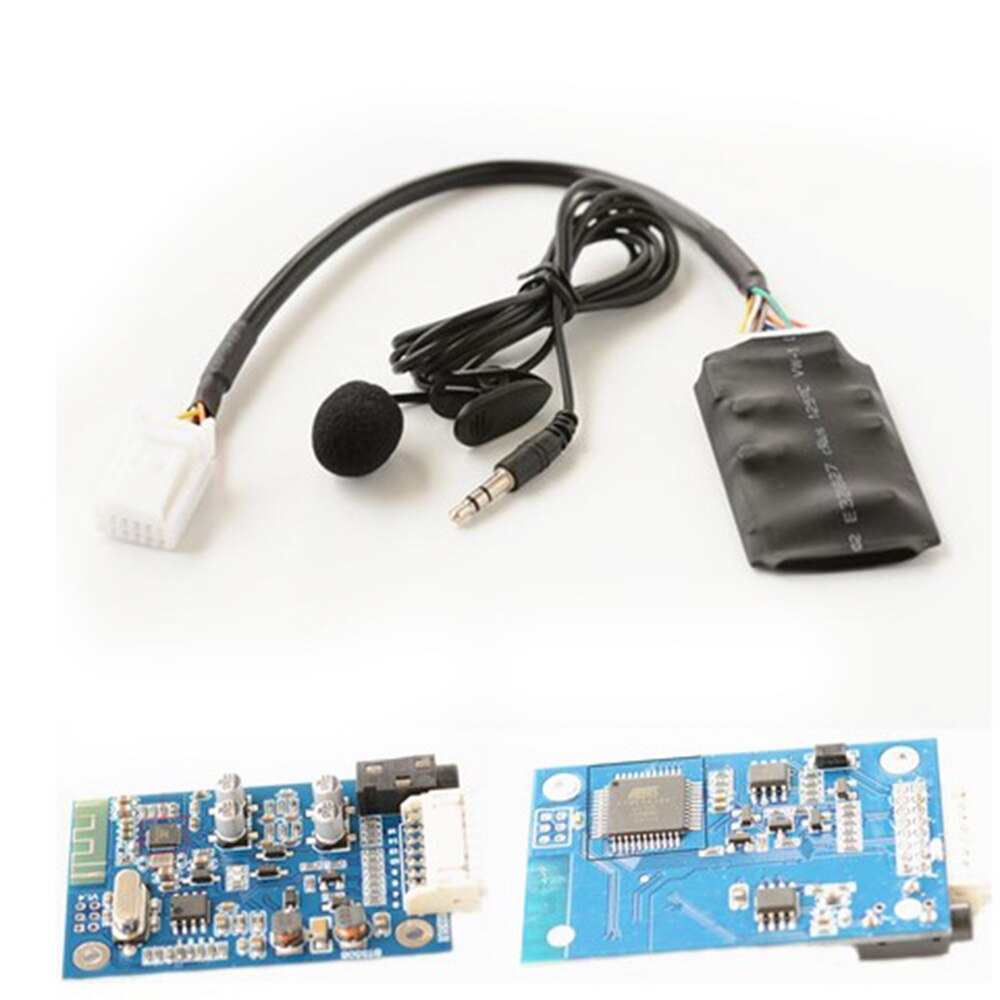 For Toyota RAV4 Bluetooth AUX Adapter Handsfree Disc Box Harness W/ Microphone Bluetooth Connection Module