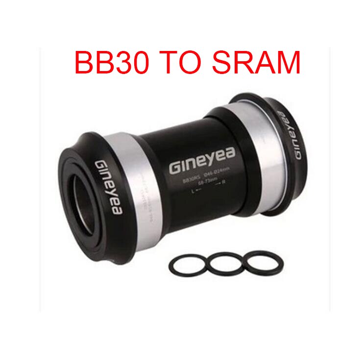 Boîtier de pédalier de vélo à pf30 bb30 axes en céramique, 7075al , durable, 24mm/22mm accessoires de vtt: Boîtier de pédalier sram