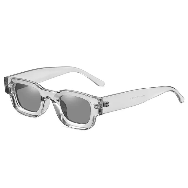 Gafas de sol rectangulares para mujer, lentes de sol ovaladas, cuadradas de de Vintage, antideslumbrantes, UV400: YELLOW