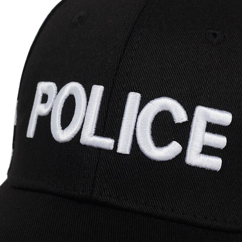 POLICE embroidery baseball cap hip hop adjustable hat men and women outdoor sports caps casual dad hats