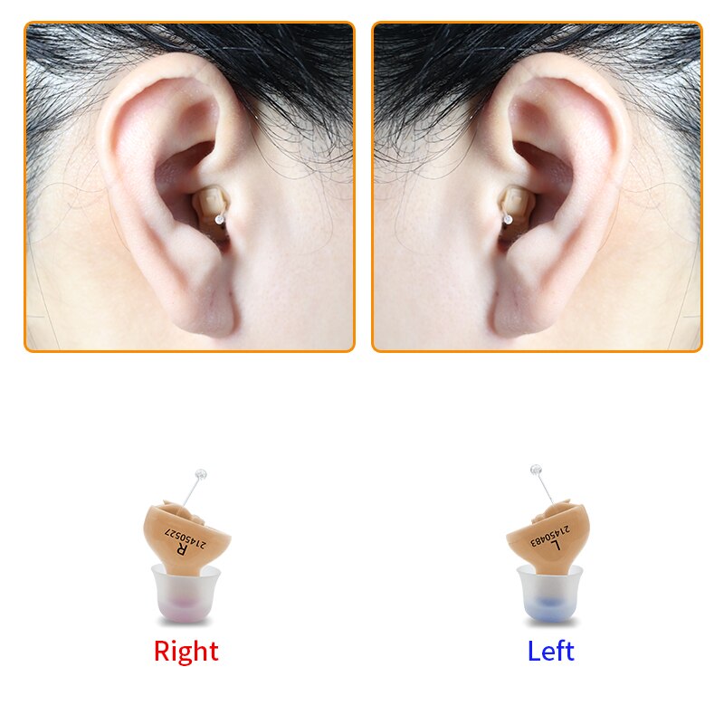 Q10 trådløse høreapparater mini cic usynlige høreapparat lydforstærker øre høreapparater bærbar