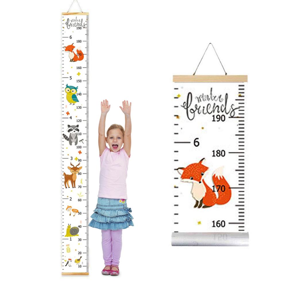 1PCS Kids Growth Wall Chart Height Chart for Child Height Measurement Wall Hanging Rulers Room Decoration for Toddlers
