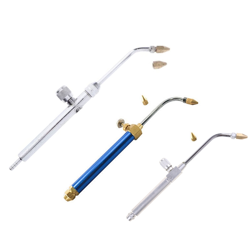 Metal Mini Gas Little Torch Welding Soldering Kit Torch Micro Jewelry Gas Welding Torch Replaced Flexibly Double Head