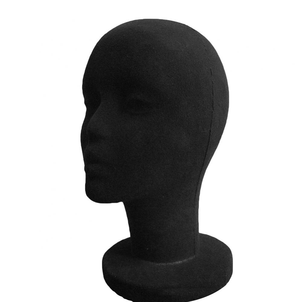 Foam Female Mannequin Head Multi-Use Lightweight Manikin Headset Model Wig Hair Display Stand For Barbershop Shopping Mall
