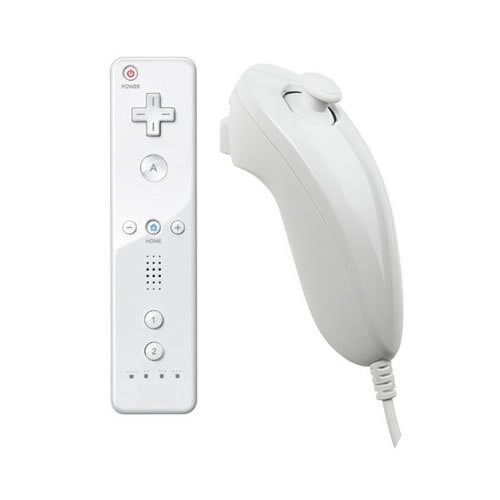 Witte Kleur 1 Pack Remote Controller Nunchuk Game Controller Voor Wii Voor Nintend Zonder Motion Plus R20