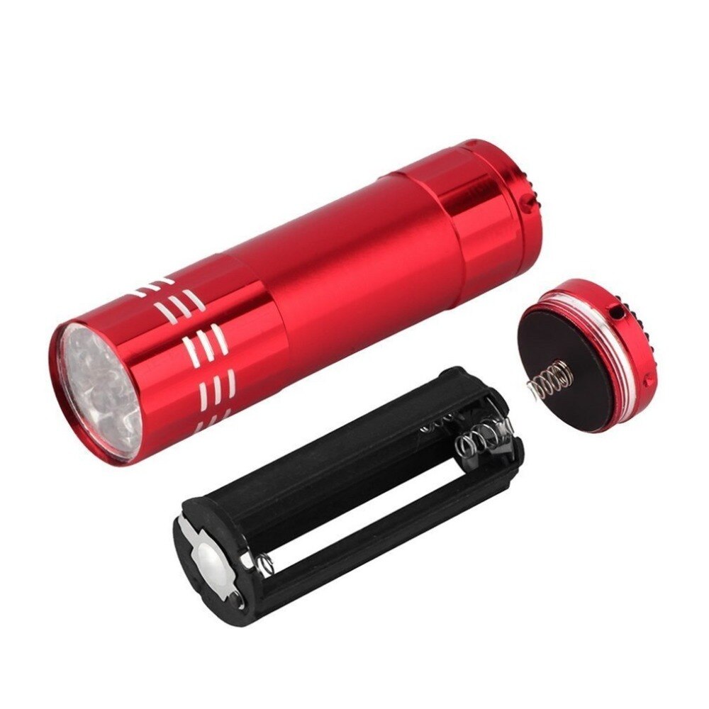 9 led Mini linterna blanca Led lámpara de luz de Flash potente linternas Protable pequeñas linternas de bolsillo penlight para senderismo camping