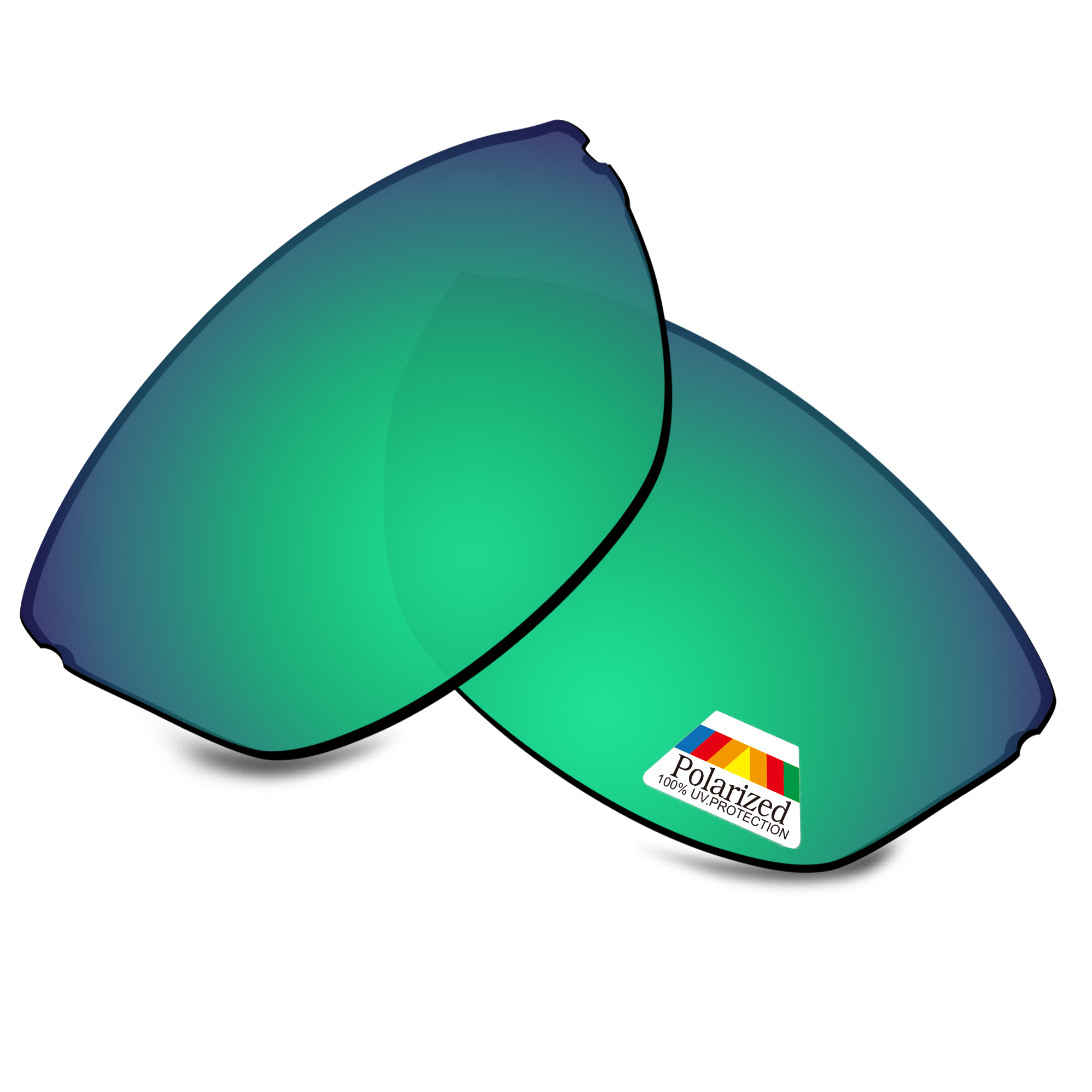 Bwake Polarisierte Ersatz Linsen für-Maui Jim Banyans MJ412 Sonnenbrille Rahmen-Mehrere Optionen: Sea Green