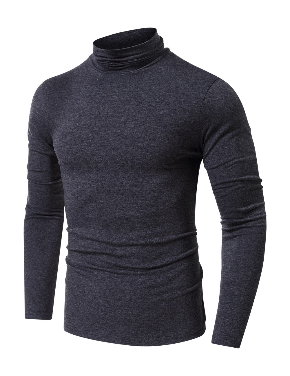 Chemises de Golf à manches longues pour hommes, nouvelle décontractée, col à revers, T-Shirt de Sport athlétique, automne hiver: XL / Gris foncé
