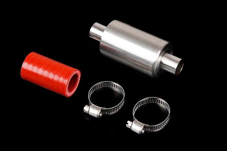 1/5 scale hpi km Rovan baja 5b 5t 5sc metal muffler exhaust pipe kit - piece 95303: Default Title