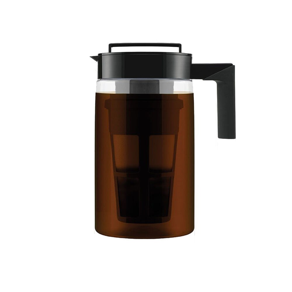 900ml kaffekedel koldbrygget ismaskine lufttæt forsegling silikonehåndtag kaffekande percolator værktøj 3.31: Default Title
