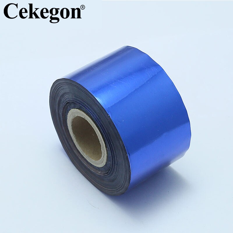 8 cm Breite Heiße Stanzen Folie Papier für Leder PVC Papier Gold Silber Heißer Folie Stanzen Papier Handwerk Papier: 13 Blau