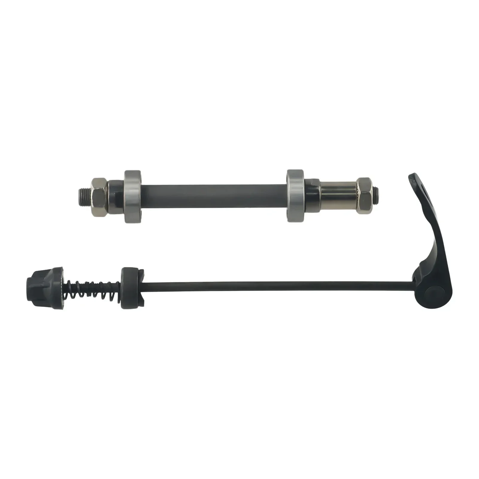 Buje de rueda de bicicleta MTB, eje de liberación rápida delantero y trasero con 2 rodamientos, piezas de accesorios de repuesto para bicicleta