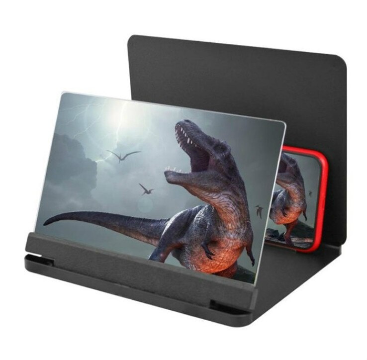 Thin Foldable Mobile Phone Amplifier Magnifier Fordable 3D Amplifier Video 10/12 Inch Drawable 3D Mobile Phone Screen Amplifier: 10 inch Style