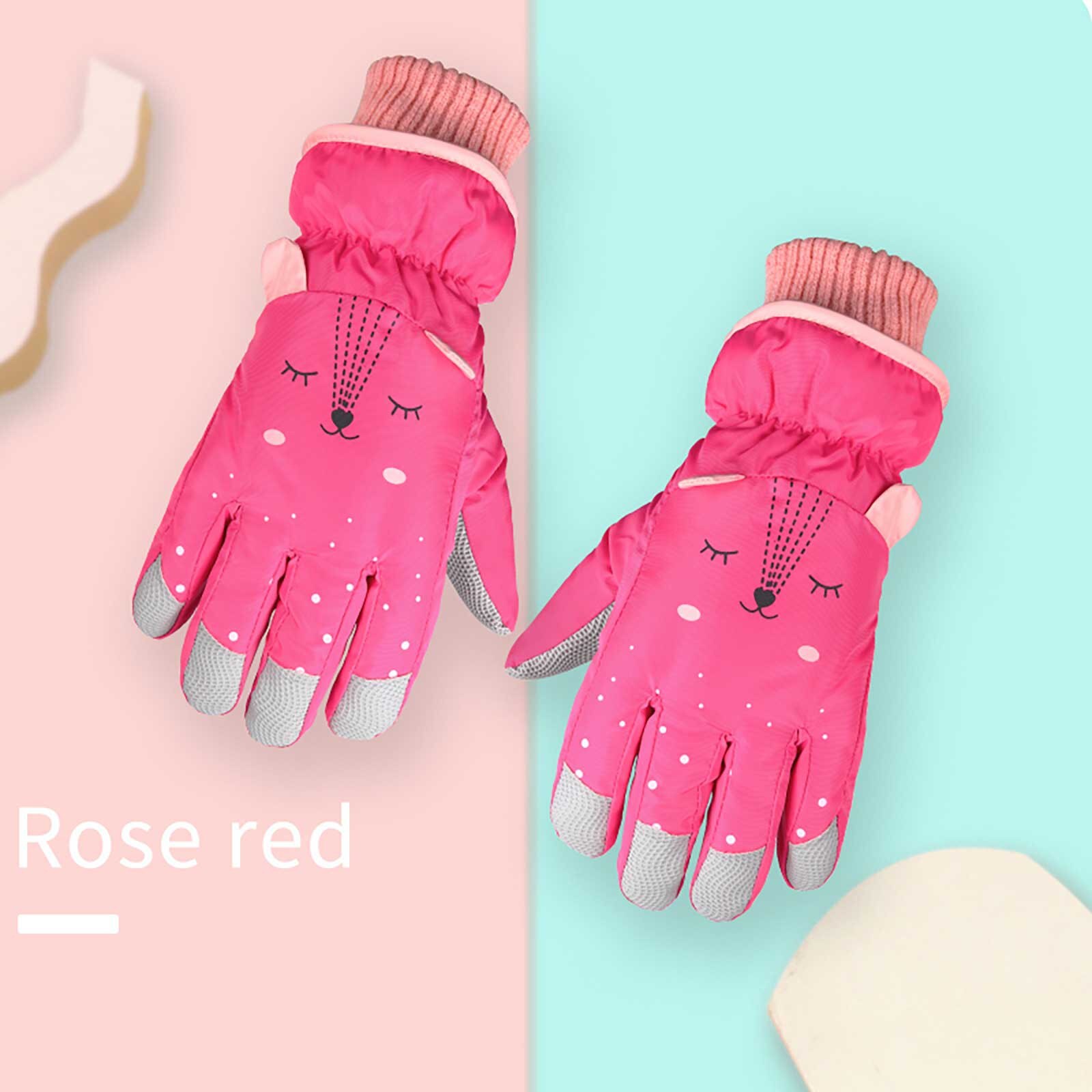 heißesten Junge Mädchen Winter Handschuhe für Kinder Jungen Mädchen Schnee Winddicht Handschuhe Outdoor Sport Skifahren