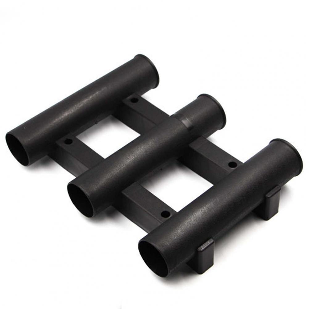 Mount Rod Holder Simple Three-Pole ABS Thicken Plastic Rod Stand for Fishing