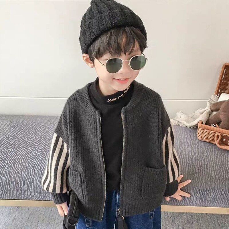 Kinderen Mode Vest 1-9 Jaar Oude Kinderen Trui Jas Midden En Kleine Kinderen Gentleman Jongen Herfst en Winter