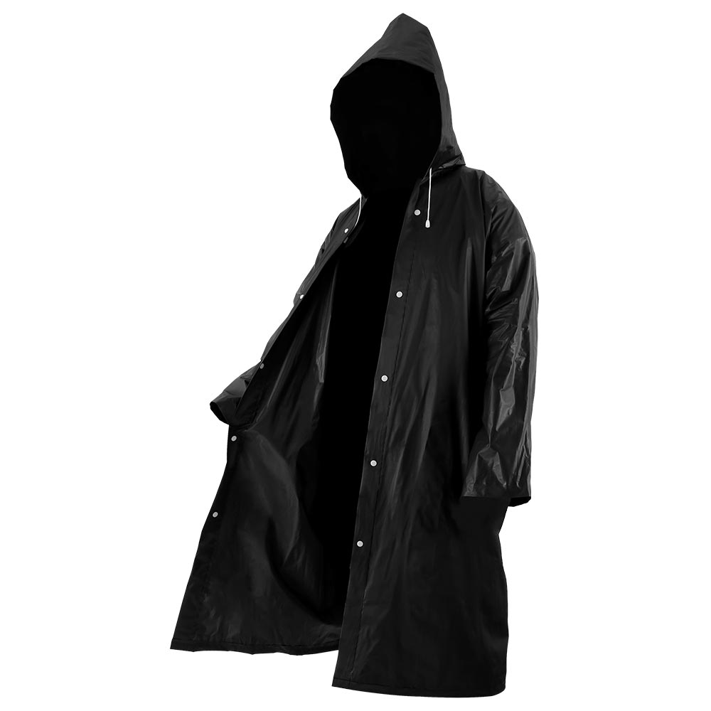 Women Transparent Raincoat Men Black Rain Clothes covers Impermeable Rainwear Poncho Waterproof Hooded Rain Cover