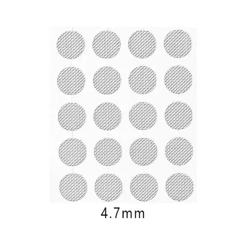 Earphone Dustproof Net 4mm 4.2mm 4.7mm 5mm Mesh Net DIY Filter In-ear Headphones Anti-dust Protector Covers Earphone Accessories: Khaki
