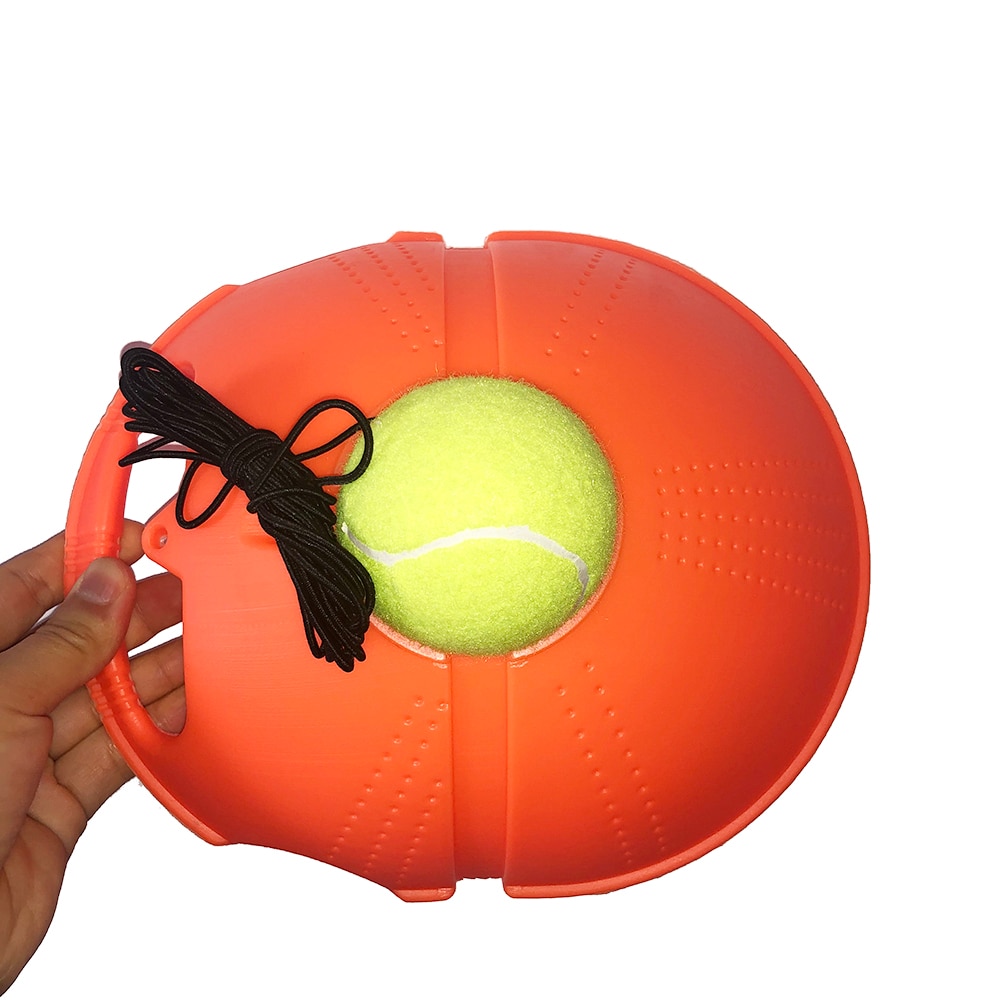 Heavy Duty Tennis Training Aids Werkzeug Partner Basis Elastische Seil 3 Bälle Praxis Selbst-Duty Rebound Tennis Trainer Sparring gerät