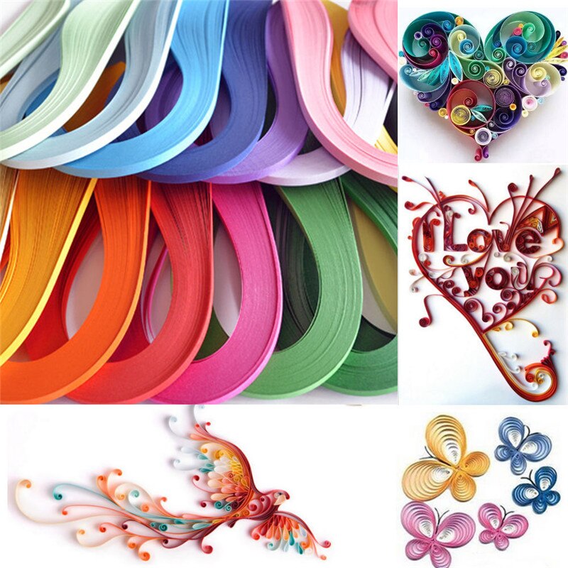 120 streifen Quilling Papier 3mm Breite Einfarbig Origami Papier DIY Hand Handwerk Dekoration Weihnachten