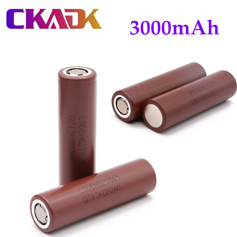 100% Original LG HG2 18650 3000mAh batterie 3,6 V hoch Energie entladung 18650 batterie Ladung 30A hoch Energie batterie