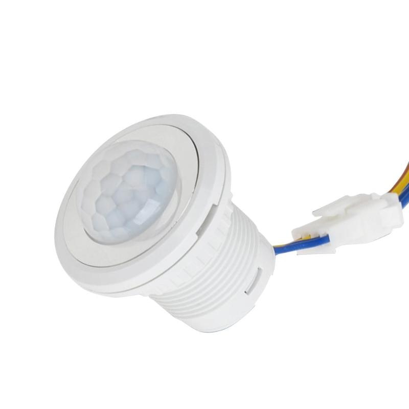 85-265V Automatische Infrarood Pir Motion Sensor Switch Detectie Verlichting Sensor Professionele Outdoor Ac Schakelaar Met Led Licht lamp