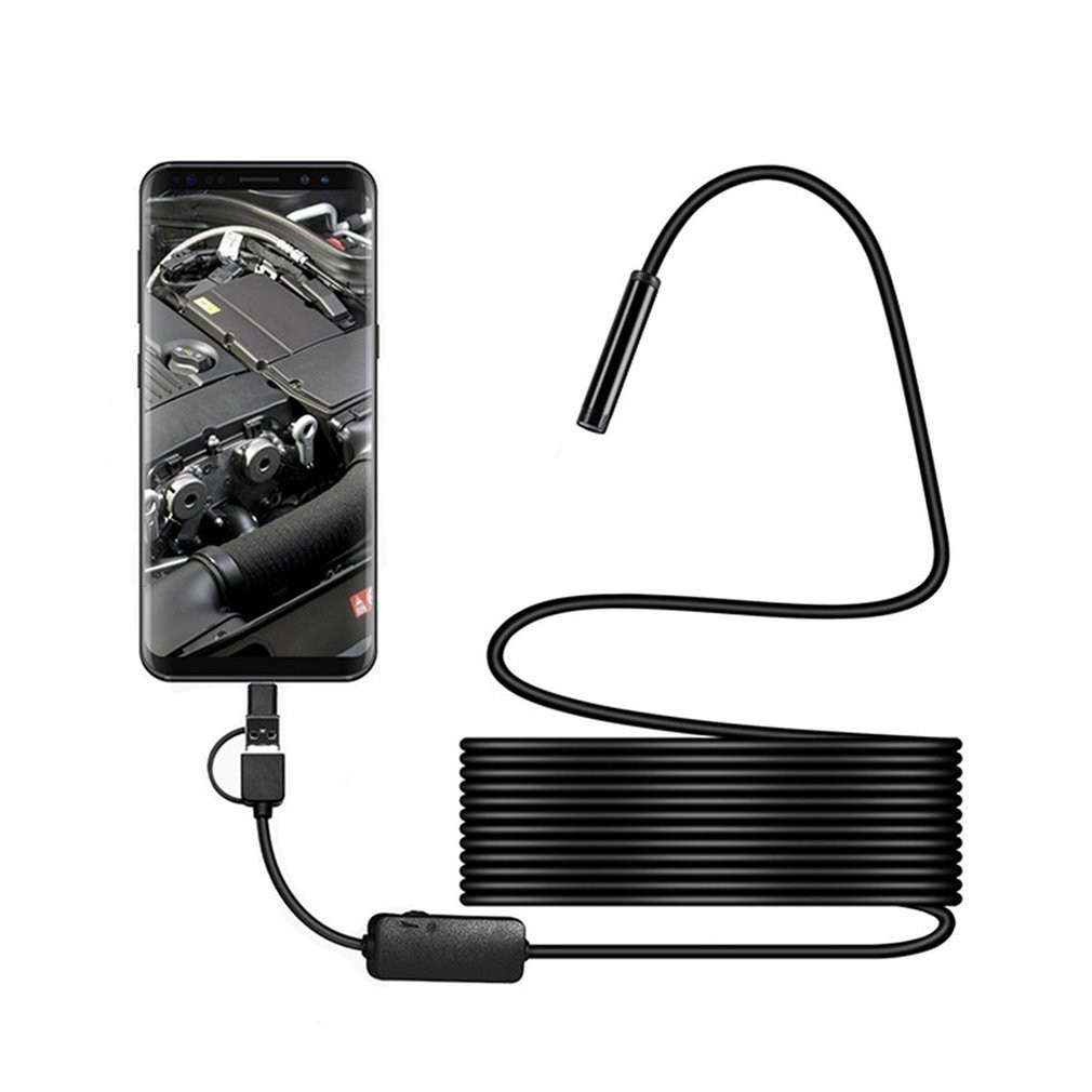 7.0Mm Type-C Android Usb Endoscoop Camera Harde Kabel Pc Android Telefoon Endoscoop Pijp Type C Endoscoop Inspectie mini Camera