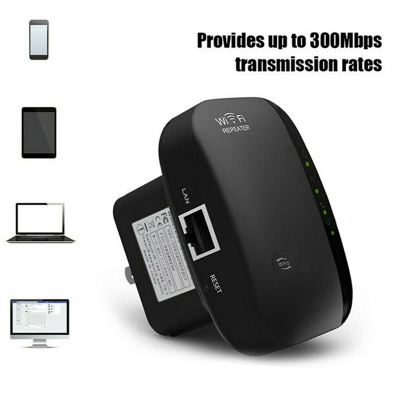 Extender di portata WiFi, Super Boost, amplificatore da 300Mbps supporta ripetitore/AP: Default Title