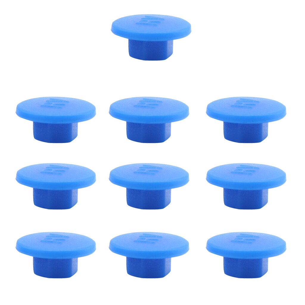 10 Stuks Fiets Headset Hex Socket Allen Bolt Schroef Moer Hoofd Cover Cap M6, 10Mm Diameter, 4 Kleuren Voor Kiezen