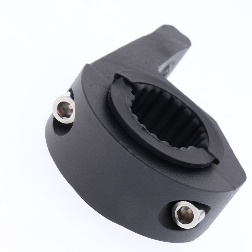 4pcs LED Light Bar Mounting Bracket Kit Aluminum Horizontal Bars Tube Clamp Roof Roll Cage Holder, 1.18 inch 30mm, Black