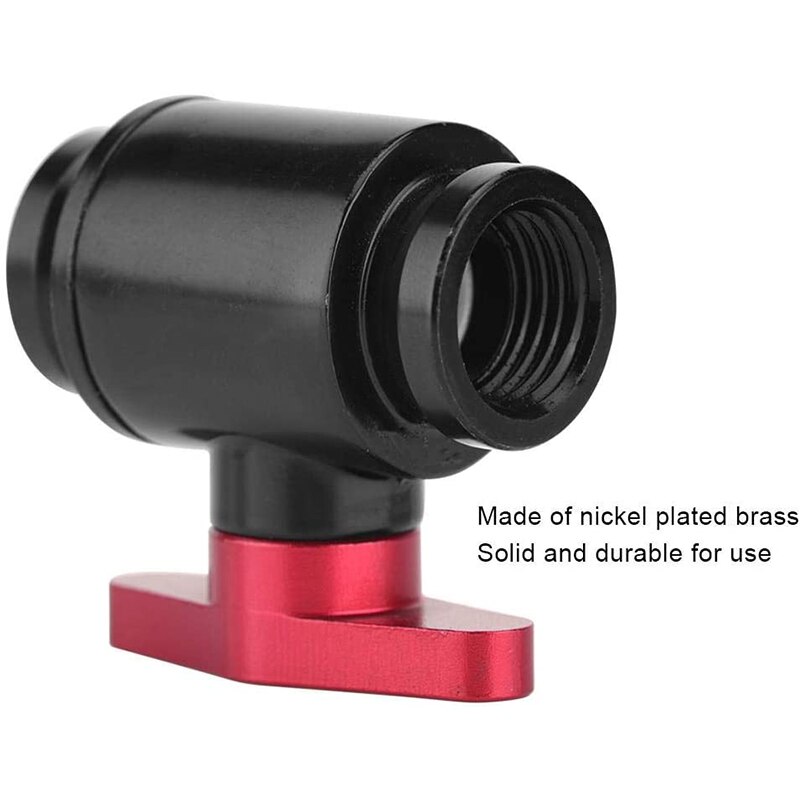 Freeze Mod Water Cooling Valve G1/4 Internal Thread Valves Water Ball Valve with Handle for Computer Water Cooling