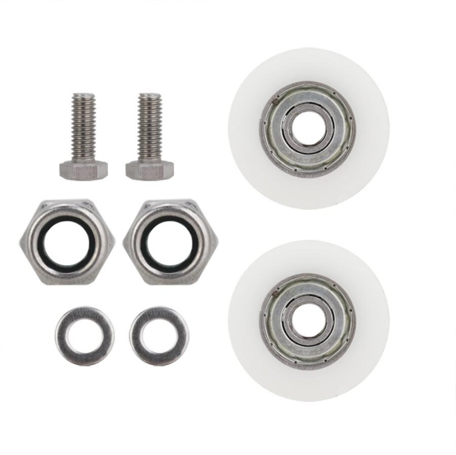 30Mm Diameter Kas Deur Wielen Vervanging Kit Bad Kast Roller Wiel Douche Rollers Hardware Track Roller Window