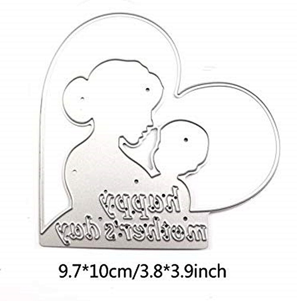 Tree Stump Dies Animal Metal Cutting Dies Scrapbooking Bird Butterfly Flower leaf Die Cut for DIY Paper Card Making: MOTHER DAY DIE