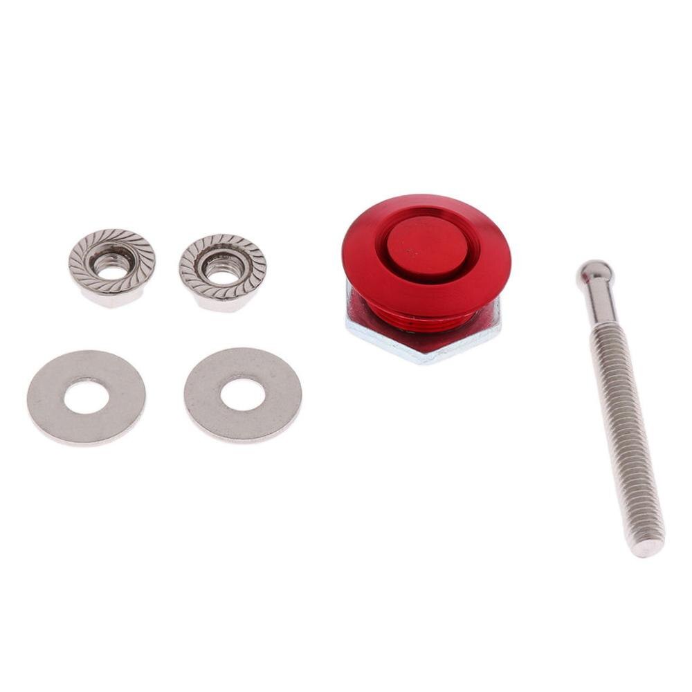 Car Hood Pins Lock Quick Latch Low Profile Lockable Push Button Hood Pins 25mm Dia Universal Auto Modified Mini Hood Lock