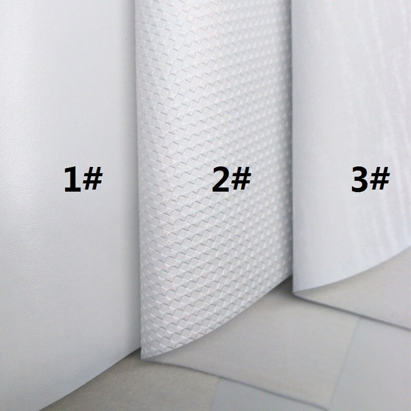 WHITE Faux Leather, Faux Leather Fabric, Weaving Synthetic Leather Fabric Sheets For Bow A4 21x29CM Twinkling Ming XM553: 1 set