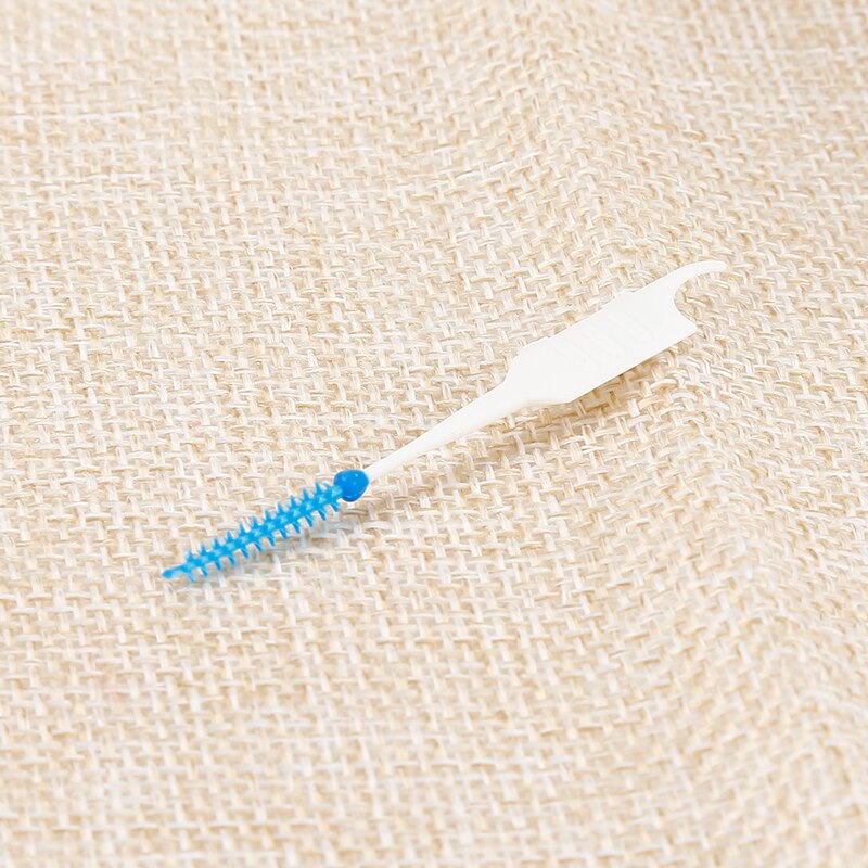 120Pcs Tand Flossen Head Zachte Siliconen Tand Picks Double-Ended Tandenstoker Floss Inter Borstel Tanden Stick Hygiëne Gereedschap