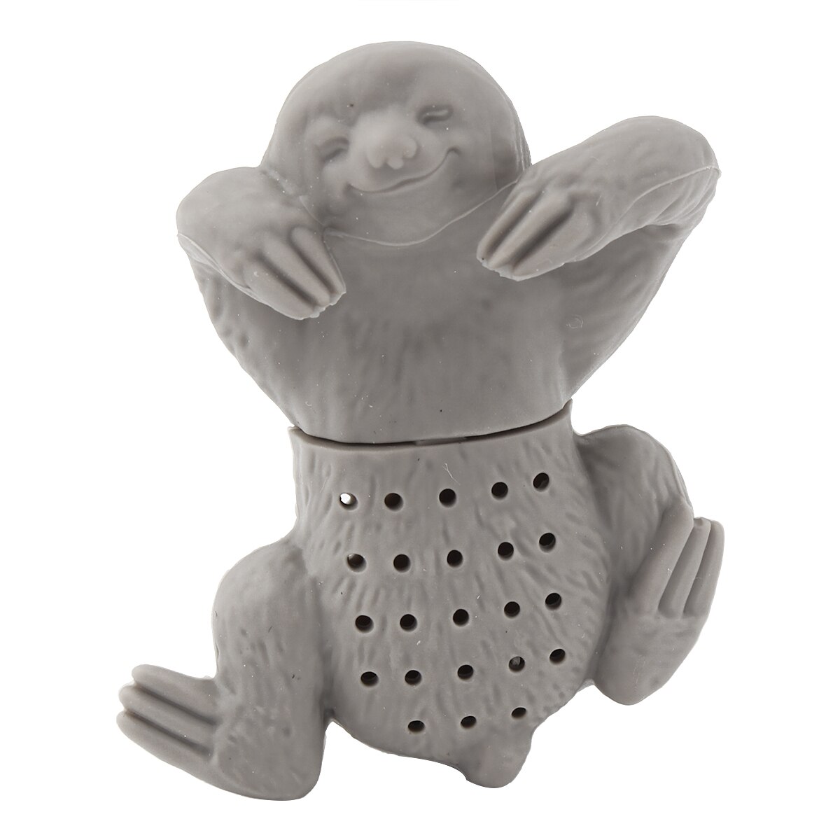 Silicone Tea Strainer Little Man Shaped Tea Infuser Filter Brewing Teapot Tea Infusers Loose Leaf Coffee Filter TLSM: Chocolate