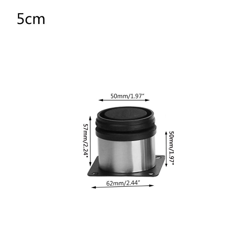 Stainless Steel Adjustable Table Support Feet For Furniture Cabinet Sofa Chairs: -5cm