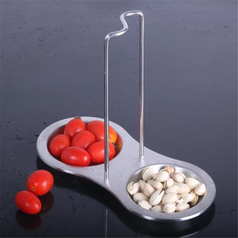 Keuken Accessoires Roestvrij Stalen Pot Deksel Plank Keuken Organizer Pan Deksel Rack Stand Spons Lepel Houder Afdruiprek