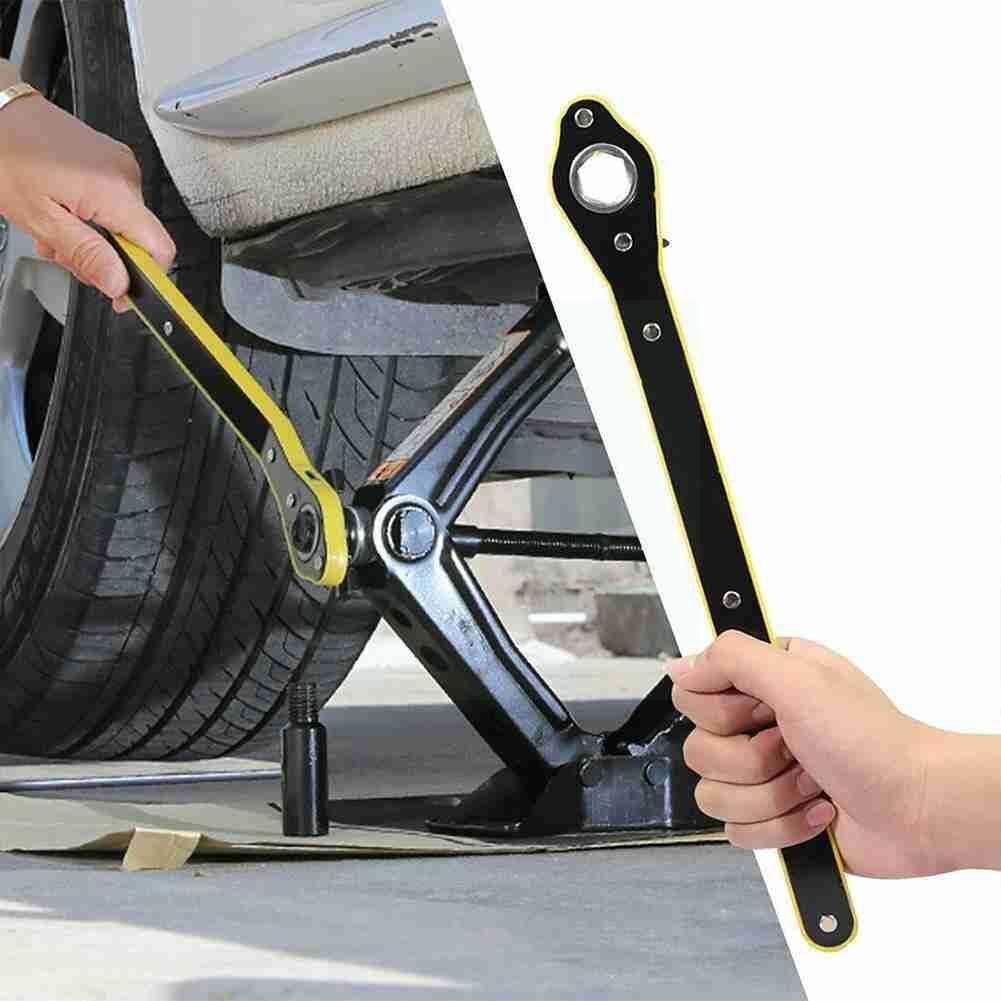 Llave de ahorro de trabajo, Gato de manivela Manual, herramienta de levantamiento Manual, llave de taller, trinquete, tijera Ha J1X6