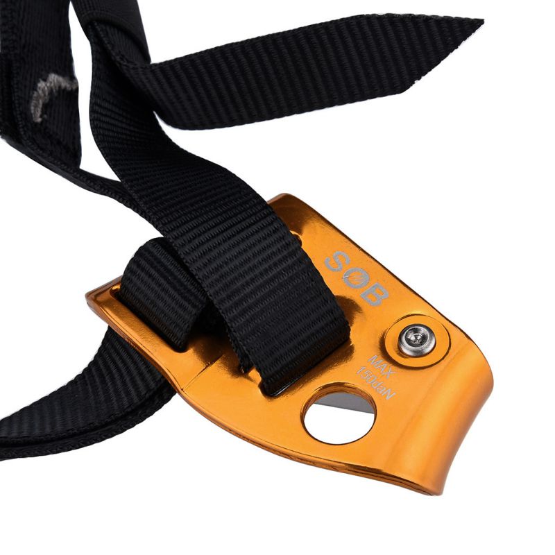 Outdoor Left & Right Foot Ascender Riser Universal Outdoor Rock Climbing Mountaineering Equipment Gear Safe And Reliable