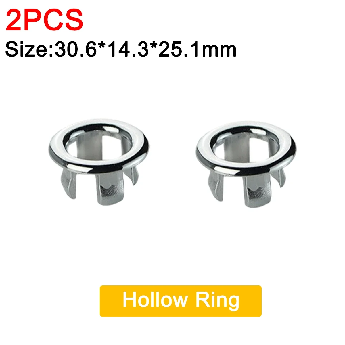 1/4Stck runde Spüle Überlauf abdeckung Becken Wasserhahn See verkleidung Hohl waschbecken Überlauf Ring für Küche Schlecht Dekoration Lieferungen: Lila