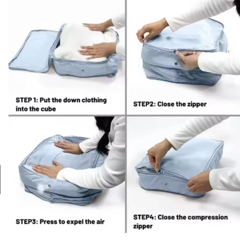 Large Capacity Travel And Family Dual-Use Down Jacket, Blanket Storage Bag, Compressed Clothing Storage Bag, Moving Packing Bag