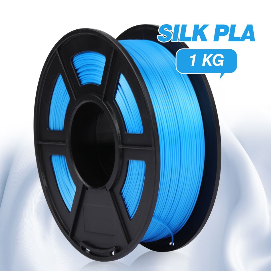 SUNLU 1,75mm Seide PLA Filament 1kg 3d Drucker Filament Seide Textur Kunststoff PLA 3d Druck Material: Silk Blue