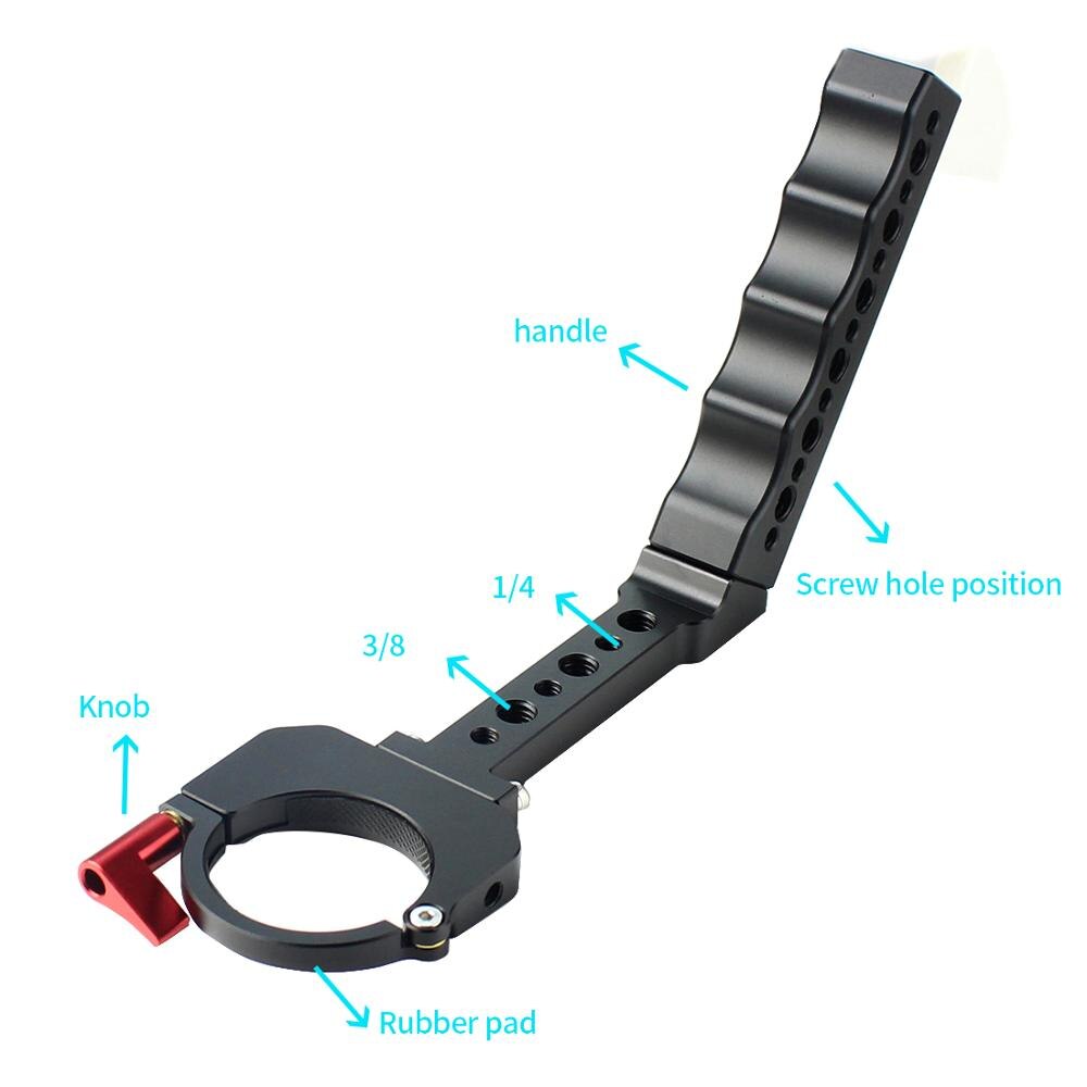 BGNing Aluminum Handle Grip Handbar Extended Handheld Support Monitor Mount Bracket for for Zhiyun Weebill Lab S /Moza Air Stand: 2 for MOZA AIR2