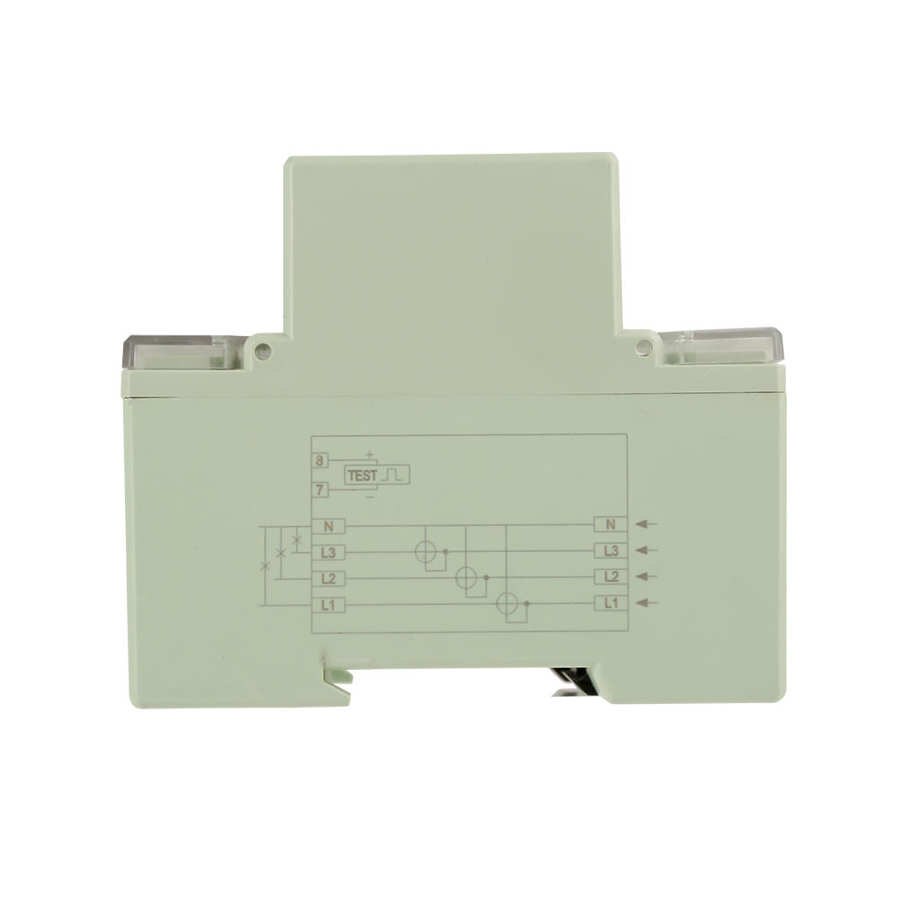 Three Phase Electric Meter on DIN Rail 3x220V/380V Digital Three Phase 4 Wire 7P Electric Meter on DIN Rail Electric Meter KWh