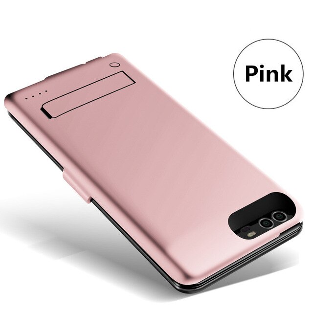 6500mAh External Battery Charger Cases For Xiaomi Mi Note 3 Battery Case Portable Powerbank Cover For Xiaomi Note 3: Pink