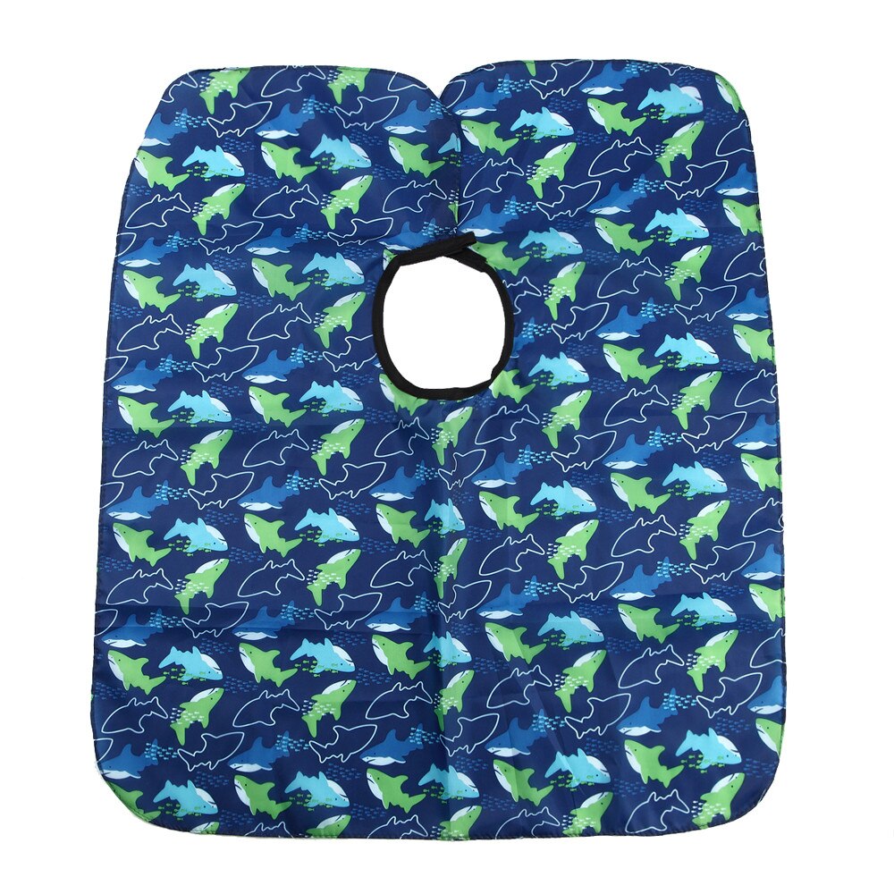 Crianças bebê salão de beleza corte cabelo impresso à prova dwaterproof água avental roupas salão barbeiro vestido cabo cabeleireiro cabo
