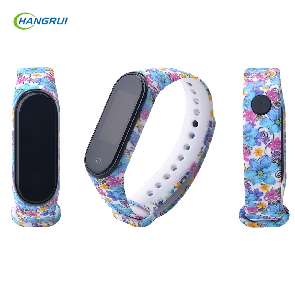 Per Mi band 4 3 cinturino da polso in silicone con stampa cinturino per xiaomi mi band 3 cinturino mimetico di ricambio per cinturino Mi band 4 3: Dream 2