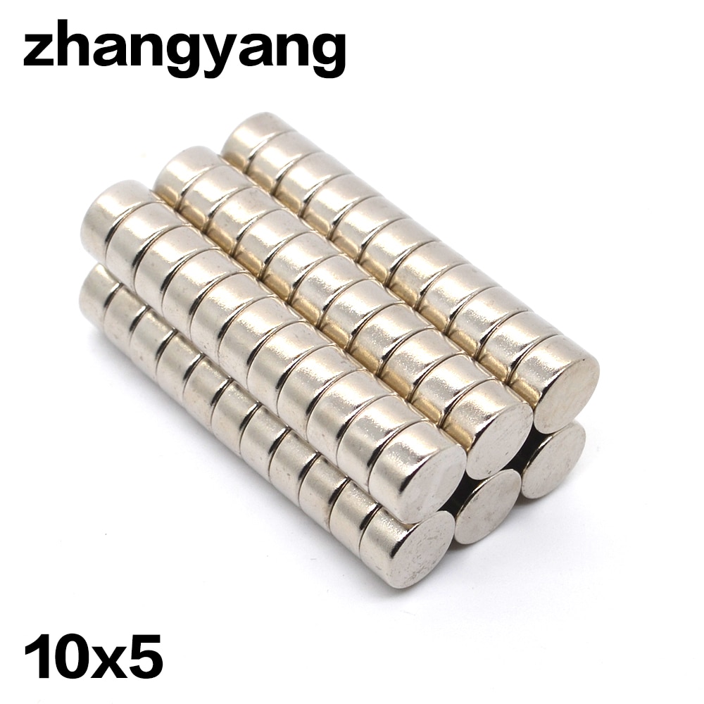 5/10/20/50/100 Stuks 10X5 Magneet 10 Mm X 5 Mm Super sterke Steken Neo Neo Dymium D10x5 Magneten N35 10*5 Mm Permanente Magneet 10*5